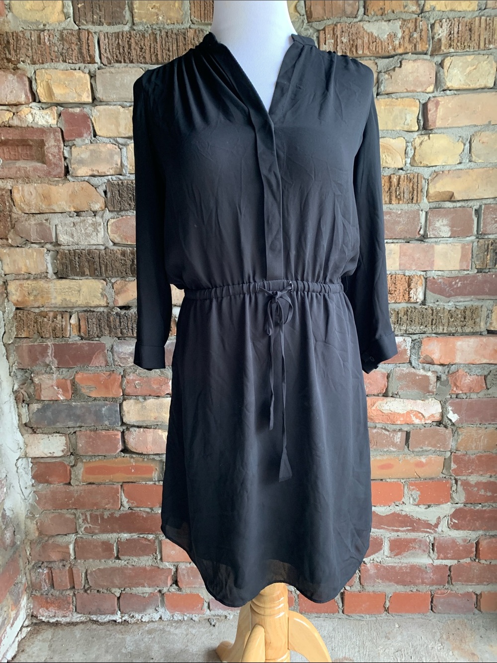 Babaton sheer cinch waist bohemian dress